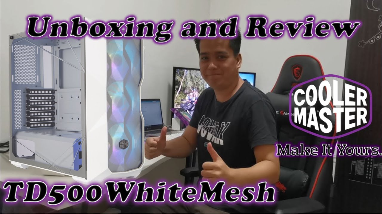 Unboxing and Review Cooler Master TD500 White Mesh(Dream PC Build Chassis)