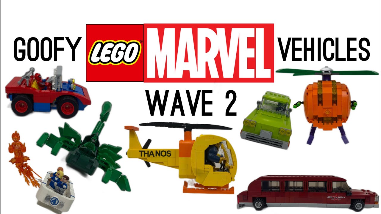 Goofy LEGO Marvel Vehicles (WAVE 2)