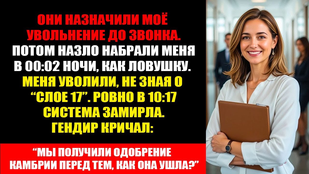 Уволили за звонок в 00:02 — к 10:17 я заблокировала их проект на 1,3 млрд $