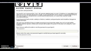 Alien Vault OSSIM Installation