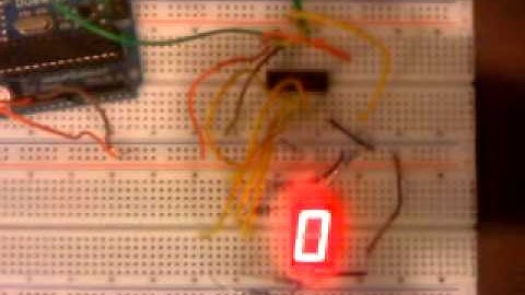 Lab13 使用 74HC595 與七段顯示器製作倒數功能