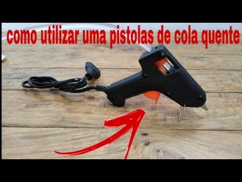 Como utilizar uma pistola de cola quente (aplicador de cola)