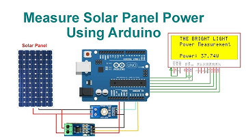 Measure Solar Panel Power Using Arduino | Code & Circuit | Proteus Simulation