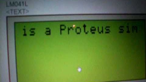 Proteus ISIS PIC16F877A and LCD Simulation