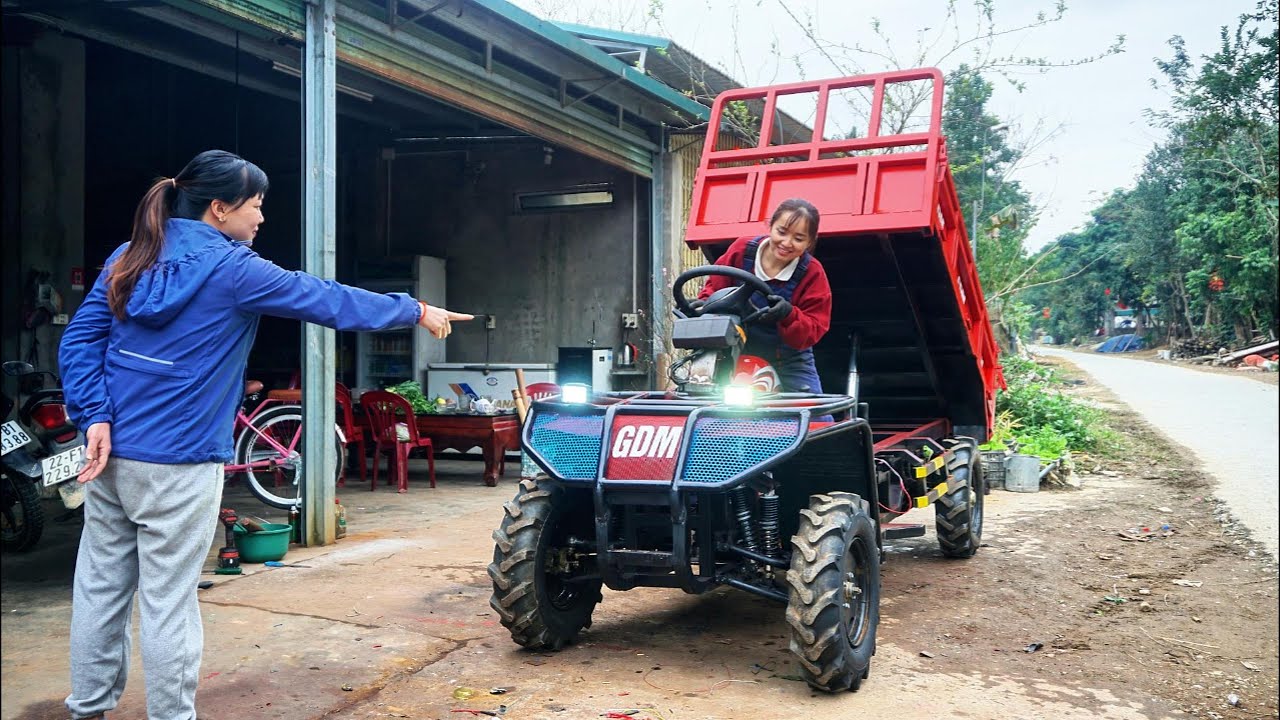 Repair and restore old parts to build a complete off-road vehicle