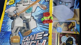 Ninjago niemiecki magazyn nr.140, Zane-mech + karta LE5 Power Cole
