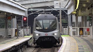 [Retired & scrapped] MTR East Rail Line MLR-Train (E81/E21) NIS arriving at Tai Po Market Station