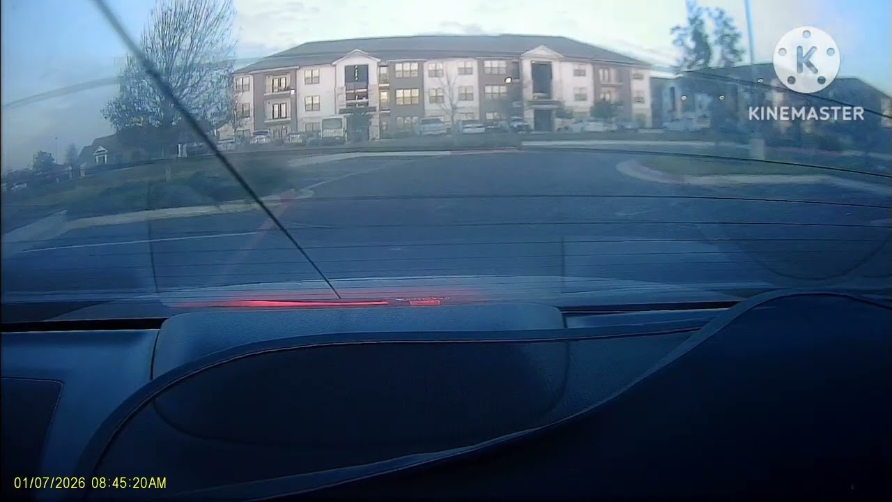 Первый день практики вождения после получения водительских прав в США 