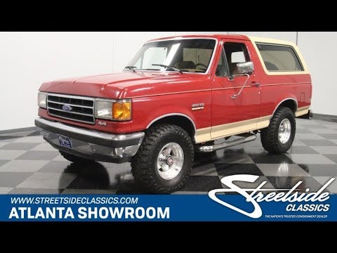 1991 Ford Bronco Eddie Bauer For Sale 4985 Atl Youtube