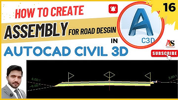 How To Create Assembly in Autocad Civil 3d | Create Corridor Assembly | Civil 3d in Urdu/Hindi