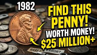 7 Rare Coins & Lincoln Pennies Worth Up to $25M+!