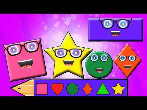Video Bài hát hình dạng | Hình dạng cho trẻ em | Tìm hiểu... - YouTube