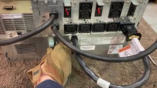 HP R5500XR starting from mains power with cells in the ERM only