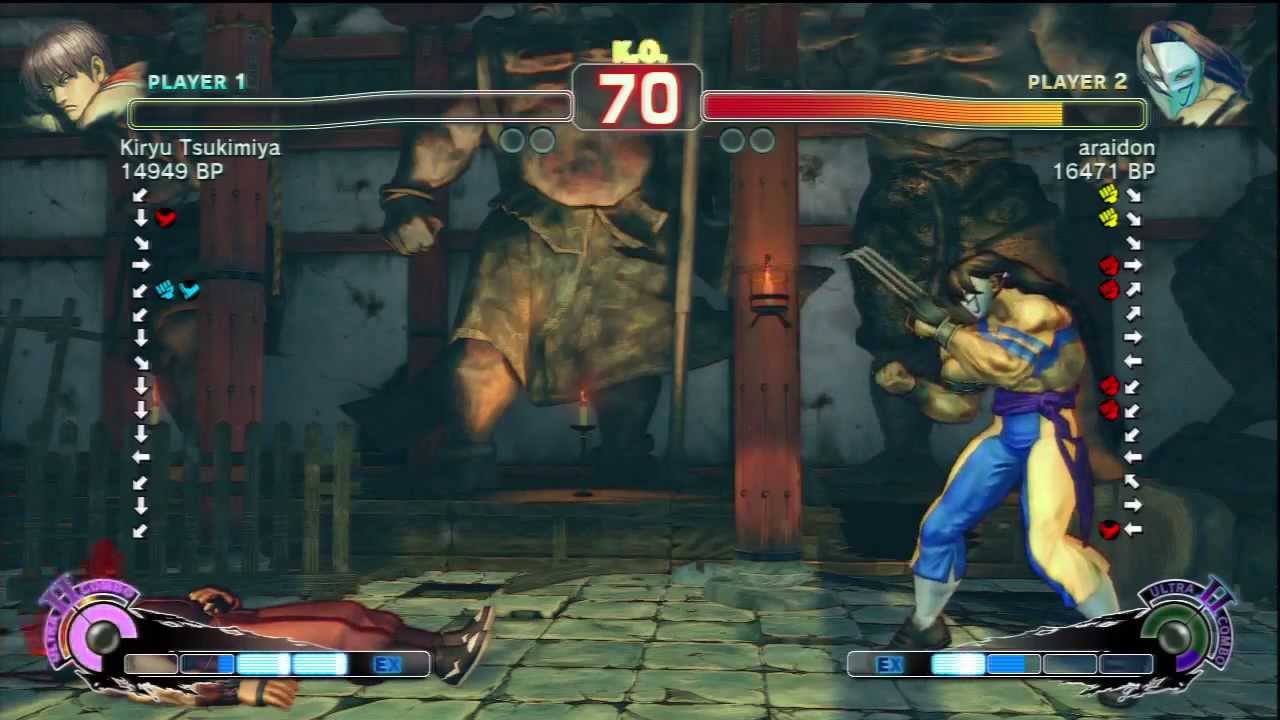 SSF4 KIRYU TSUKIMIYA VS ARAIDON HD