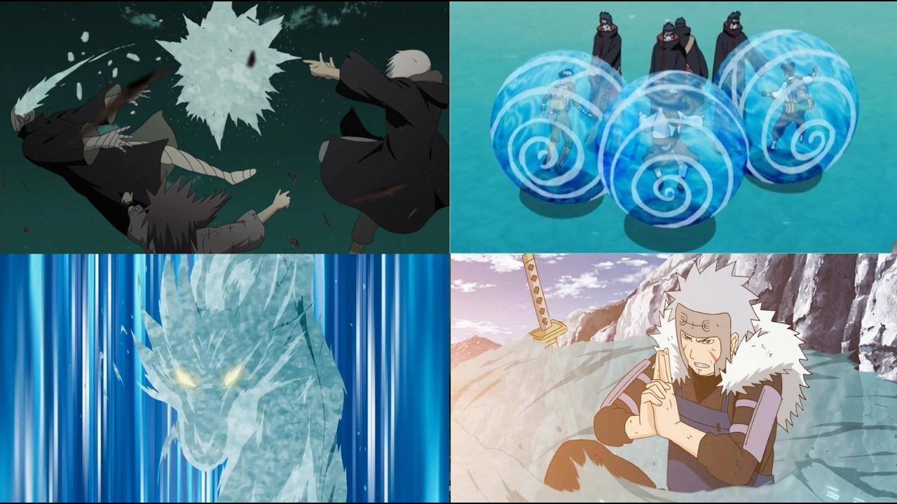 Naruto Every Suiton / Water Style Jutsu 水遁 (術)