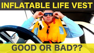 LIFE VEST TEST - INFLATABLE VS OTHER TYPES
