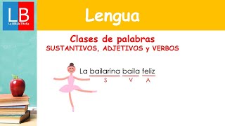 Clases de palabras: SUSTANTIVOS, VERBOS Y ADJETIVOS✔👩‍🏫 PRIMARIA