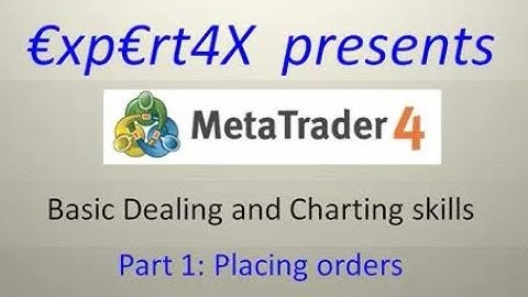 Free MT4 Forex Courses: Part 1 of 4 Placing Orders