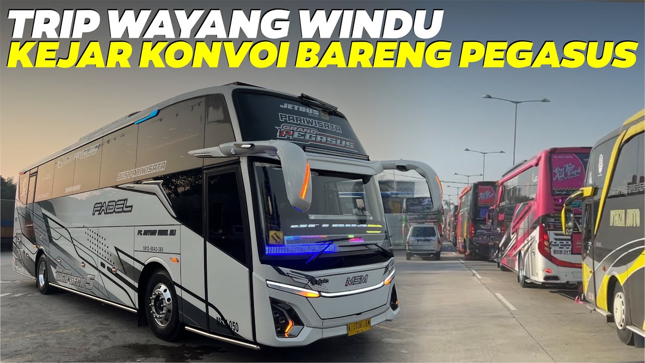 SERU BANGET🥳MOMEN GRAND PEGASUS SALIP SEMUA KONVOI BIS ARTIS BASURI TRIP WAYANG WINDU 🤩