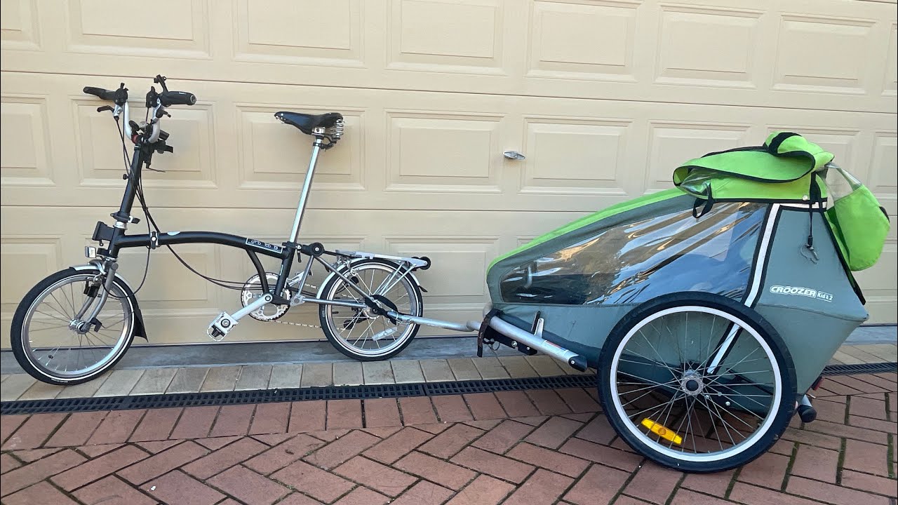 How I modified a Croozer trailer to fit my Brompton bike so I can take