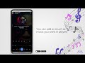 How to create a playlist in the tunesick mobile app