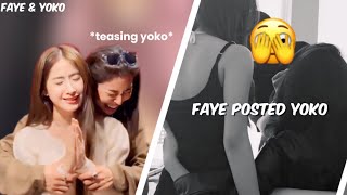 FAYE & YOKO is very sweet in private | Faye can't stop teasing Yoko | Part 2