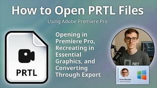 How to Open PRTL Files (Premiere Pro Title) screenshot 2