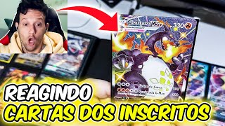 Reagindo a CARTAS DOS INSCRITOS! Ele tirou um CHARIZARD SHINY | @capitaohunter