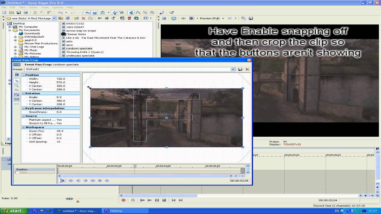 Spectate Button Simple Sony Vegas Tutorial : How to Remove Spectate Buttons - YouTube