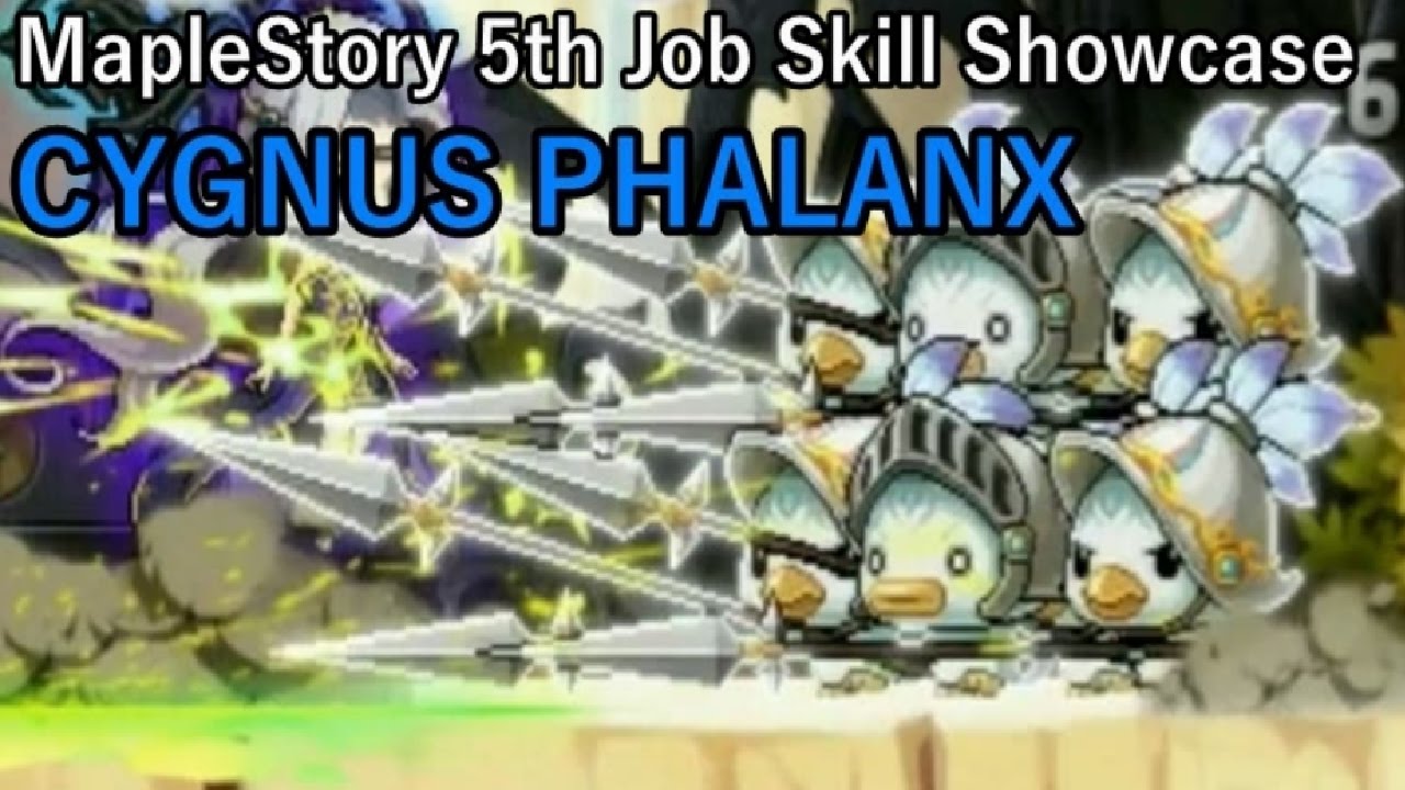MapleStory 5th Job Skill Showcase Cygnus Phalanx (All Cygnus Knights