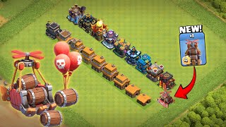 New Siege Machine VS Every Town Hall - Clash of Clans screenshot 5