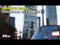 Toronto Walks - Downtown at Twilight along King & Queen Streets [4K60]