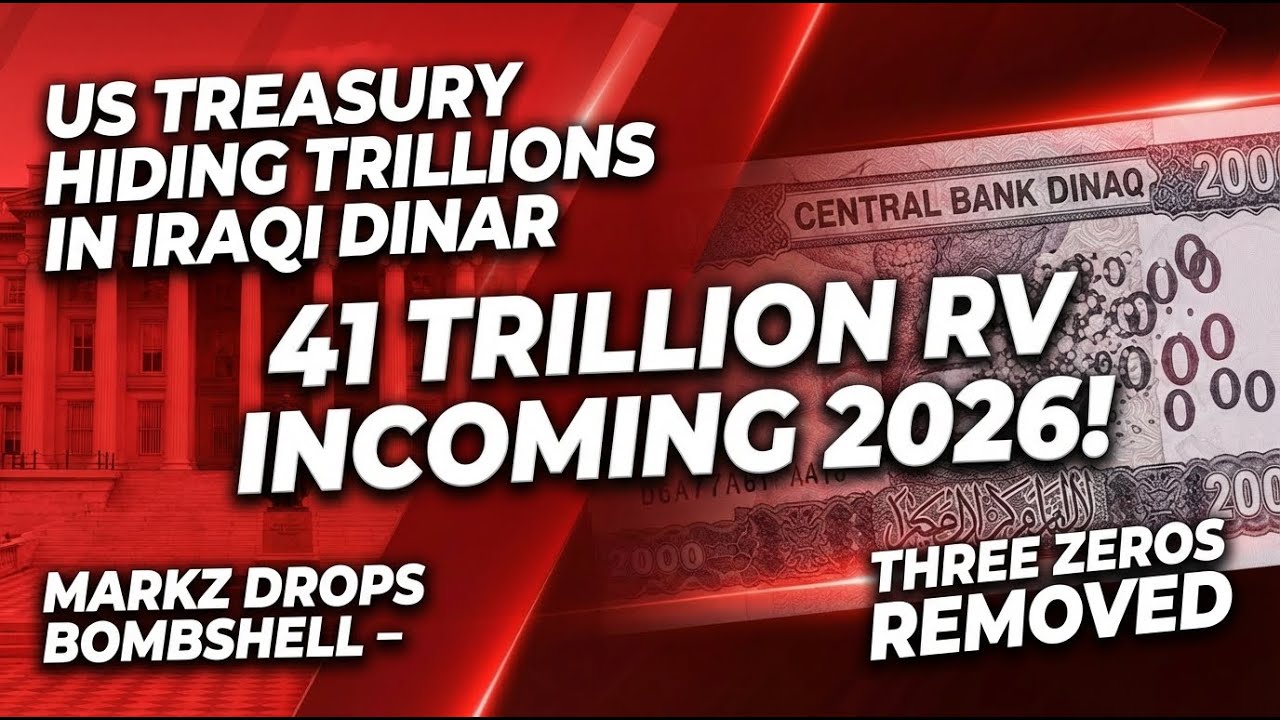 US Treasury Hiding TRILLIONS in Iraqi Dinar MarkZ