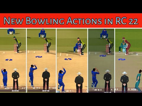 New Bowling Actions Added in Real Cricket™ 22 || New Update || New ...