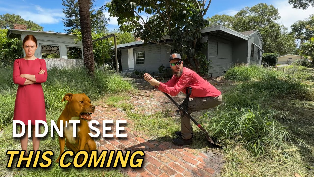 Mowing This Yard Turned Into CHAOS When Dogs Attack