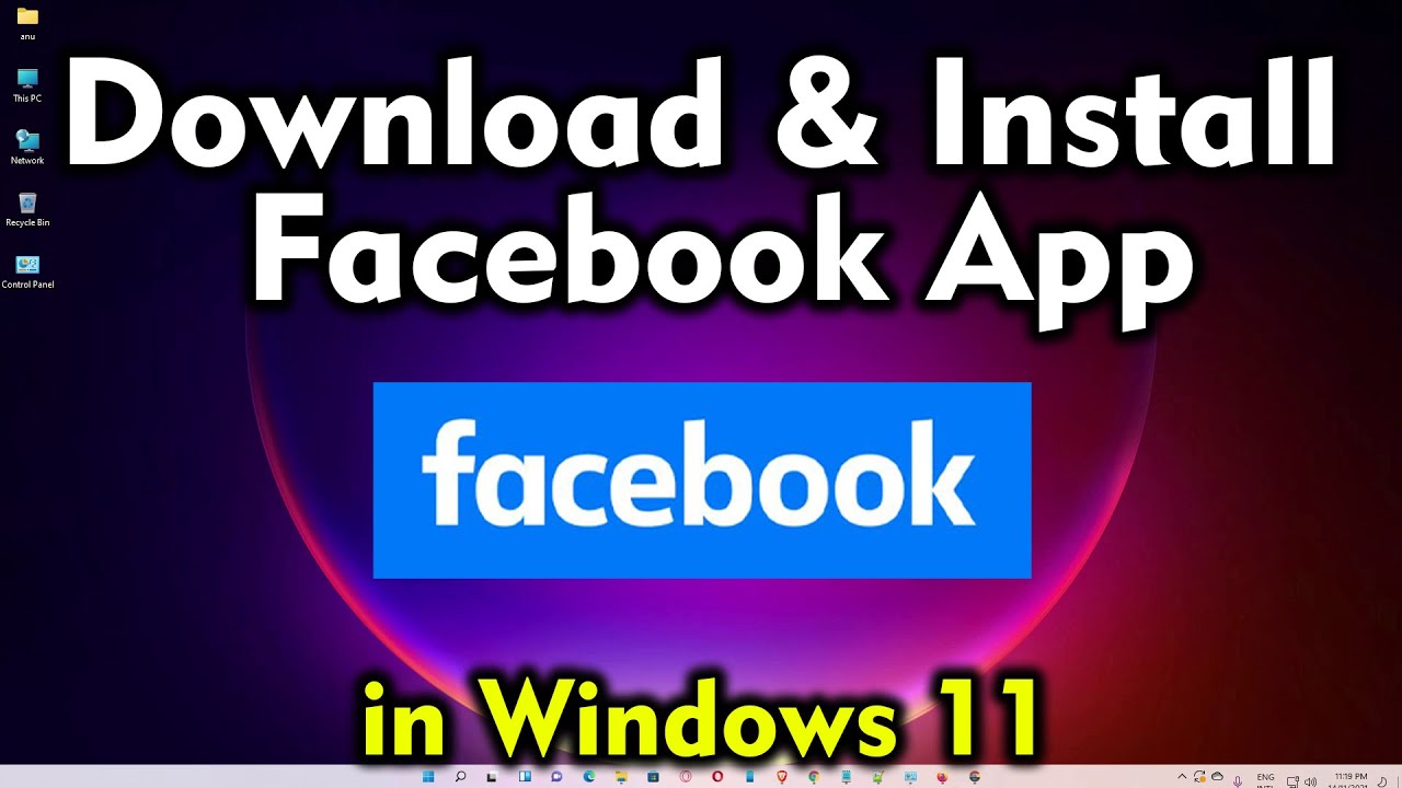 How to Download & Install Facebook app in Windows 11 - YouTube