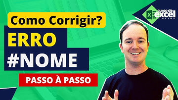 Como Corrigir o ERRO NOME em uma Fórmula no Excel | #NOME