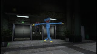 He was blocking the Elevator! Huggy Wuggy chase (GMod)