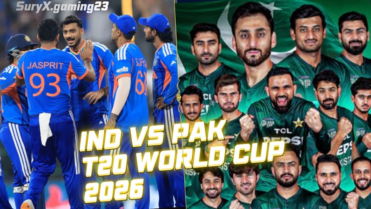 🔥 IND vs PAK T20 World Cup 2026 – Live Match Streaming🔥#INDvsPAK #T20WorldCup2026#IndiaVsPakistan