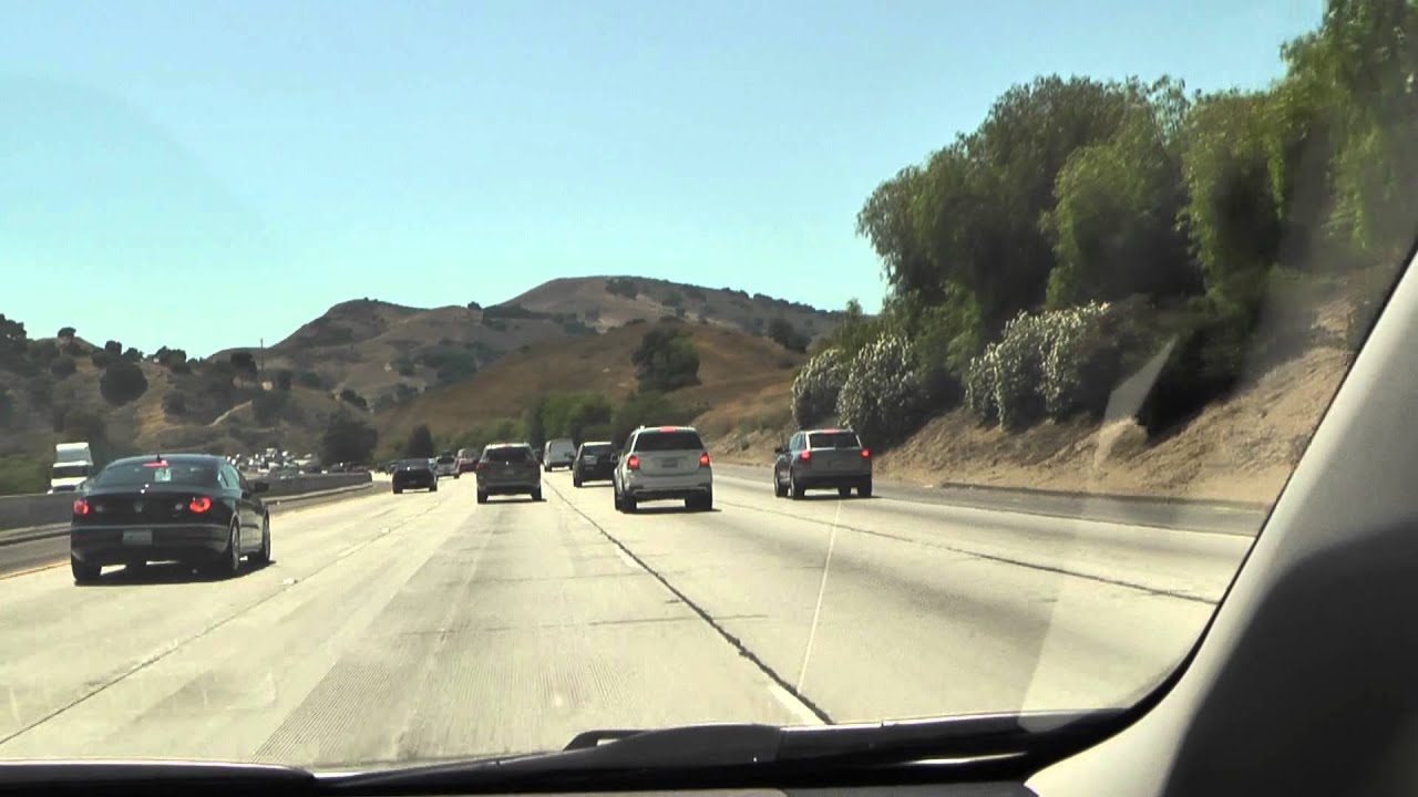 アメリカ カリフォルニア ベンチュラへ ６車線のハイウエイ Youtube