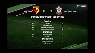 Resumen partido entre Watford y Southampton Jornada 10 Premier League screenshot 5