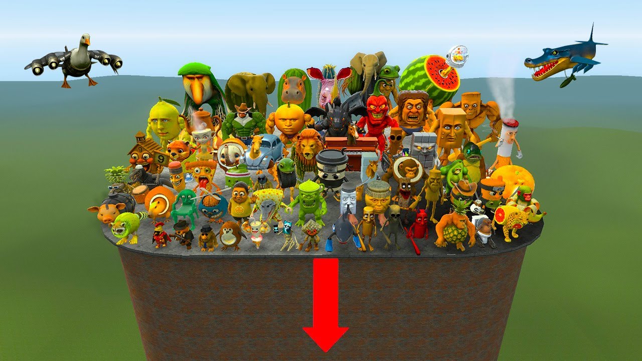 Spartan Kicking Brainrot Italian Memes From The Tall Tower | Garry's Mod