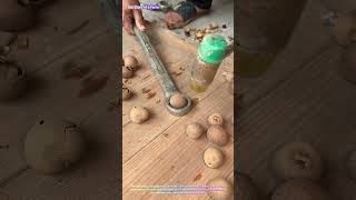Watch a Craftsman Crack Hard-Shell Nuts with a Wrench and Rubber Mallet! 🥜🔧