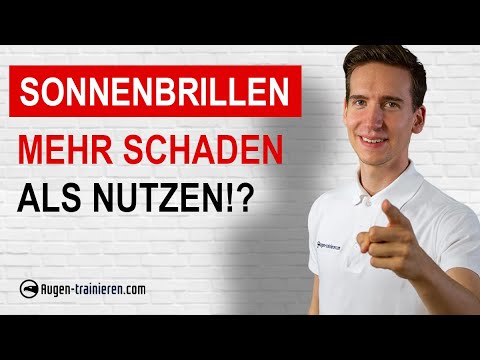 Video: Warum sind Sonnenbrillen schlecht?