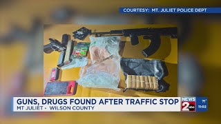 Mt. Juliet traffic stop leads to discovery of guns, drugs