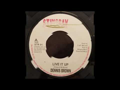 Dennis Brown - Live It Up - Stingray 7" w/ Version