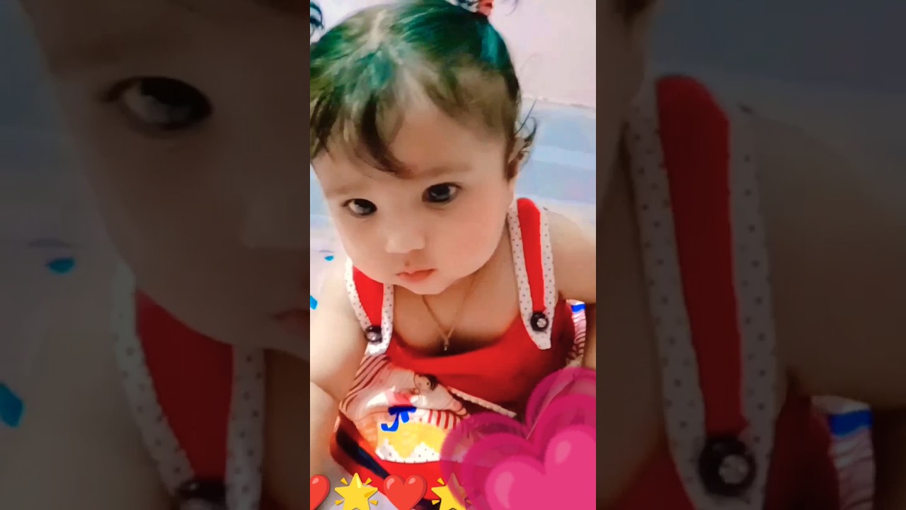 Cute baby kavya ❤️💗🐣 