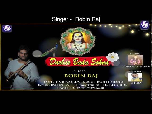 DARBAR BADA SOHNA (78370-56410) || ROBIN RAJ Latest Devotional Song 2020  || HS RECORDS || HS BILLA class=