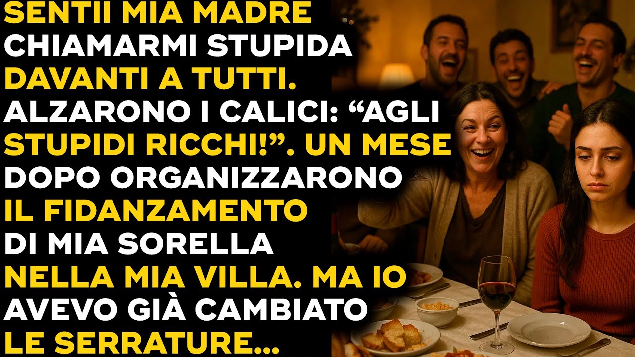 Mi chiamarono stupida con soldi, ma avevo già cambiato le chiavi...