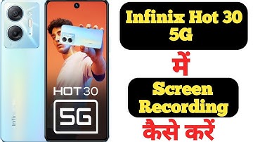 How to record screen in Infinix Hot 30 5G with audio || Infinix Hot 30 5G screen recording ||